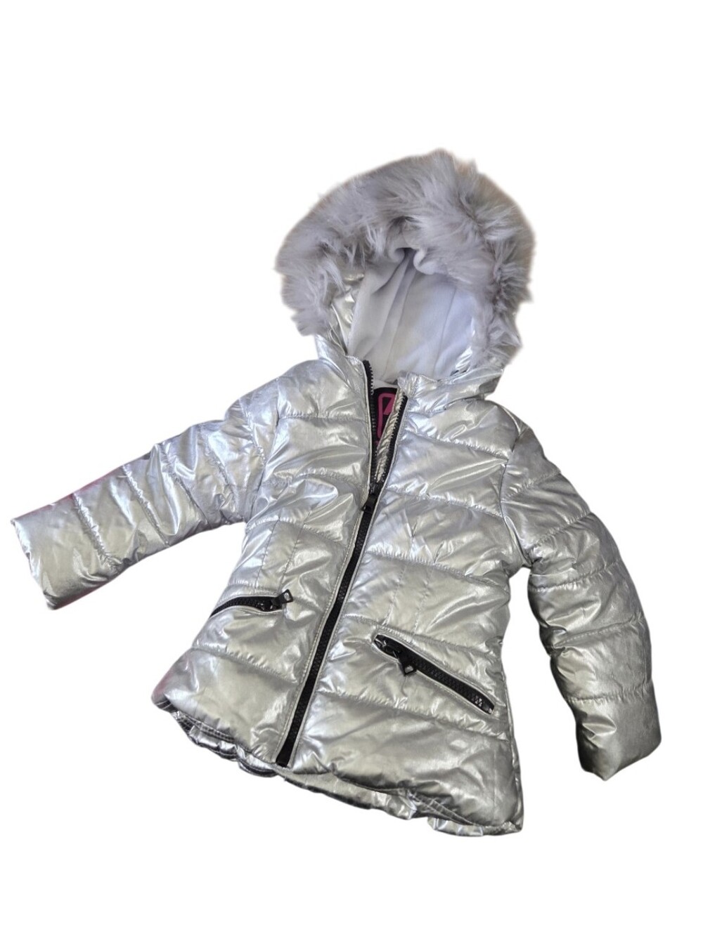 Toddler Girl Hooded Winter Coat..2t